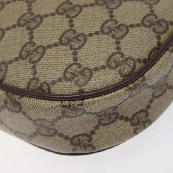 GUCCI GG Supreme Web Sherry Line Shoulder Bag PVC 007 58 6112 8031 Auth BA1765 - Picture 10 of 15